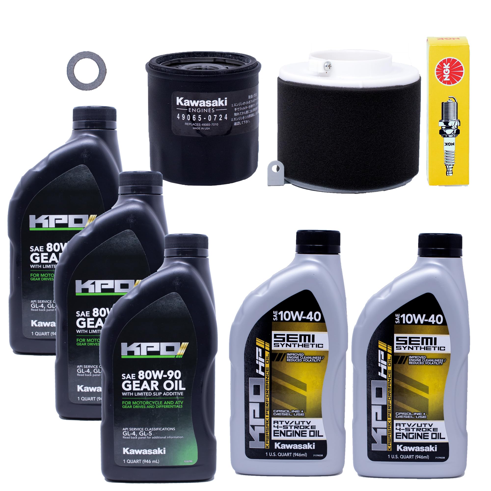 Amazon.com: Edwards Oil Change Kit fits 2017-2023 Kawasaki Mule SX